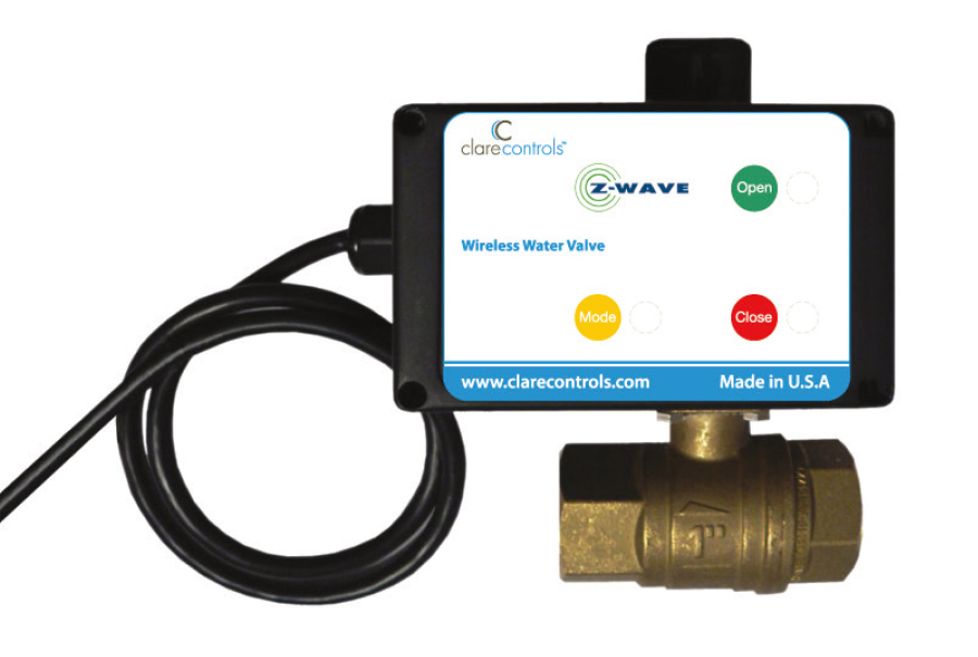 water sensor and valve