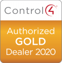 Control4 Authorized Gold Dealer 2020 logo